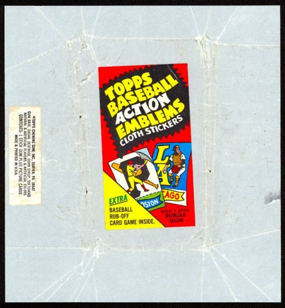 1974 Topps Action Emblems